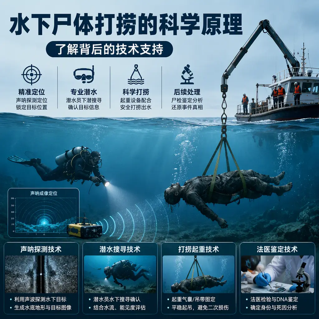 潜江水下尸体打捞的科学原理，了解背后的技术支持